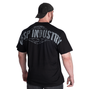 Gasp No1 Original Tee (Black) cпортивна чоловіча футболка для бодібілдингу. F-700 фото