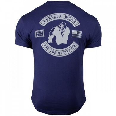 Спортивная мужская футболка Detroit T-shirt (Navy) Gorilla Wear F-707 фото
