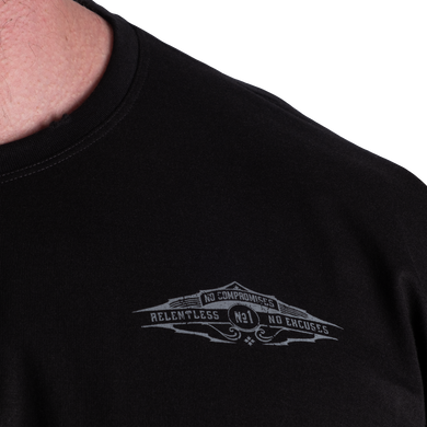 Gasp No1 Original Tee (Black) спортивная мужская футболка для бодибилдинга. F-700 фото