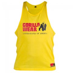 Спортивная мужская майка Classic Tank Top (Yellow) Gorilla Wear M-442 фото