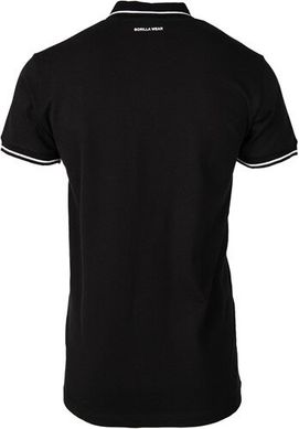 Спортивна чоловіча футболка Delano Polo (Black) Gorilla Wear   FP-76 фото