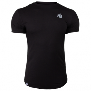 Спортивна чоловіча футболка  Detroit T-Shirt (Black) Gorilla Wear F-708 фото