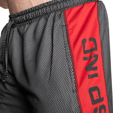 Спортивні чоловічі шорти No1 Mesh Shorts (Black/Red) Gasp MhS-974 фото