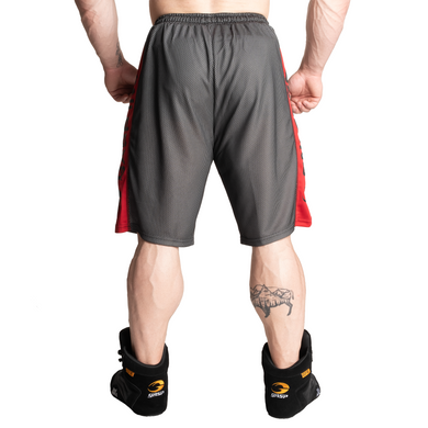 Спортивні чоловічі шорти No1 Mesh Shorts (Black/Red) Gasp MhS-974 фото