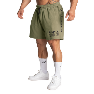 Спортивные мужские шорты Thermal shorts 6" (Washed Green) Gasp TSh-349 фото