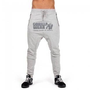 Спортивные мужские штаны  Alabama Drop Joggers (Gray) Gorilla Wear JP-658 фото