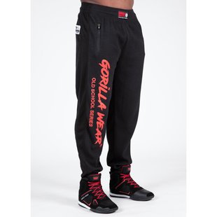 Спортивные мужские штаны   Augustine Pants (Black/Red) Gorilla Wear SP-61 фото