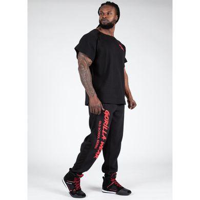Спортивні чоловічі штани  Augustine Pants (Black/Red) Gorilla Wear SP-61 фото