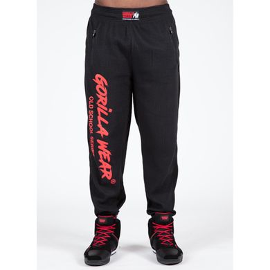 Спортивные мужские штаны   Augustine Pants (Black/Red) Gorilla Wear SP-61 фото