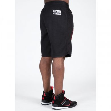 Спортивные мужские шорты Augustine Shorts (Black/Red) Gorilla Wear  SH-1006 фото