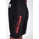 Спортивные мужские шорты Augustine Shorts (Black/Red) Gorilla Wear  SH-1006 фото 3