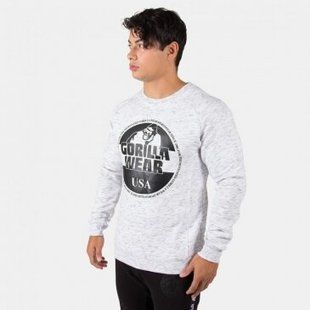 Спортивный мужской свитер Bloomington (Mixed Gray) Gorilla Wear SS-557 фото