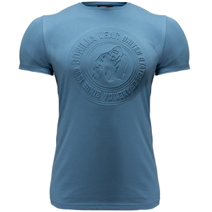 Мужская спортивная футболка San Lucas T-shirt (Blue) Gorilla Wear (USA) F-63 фото