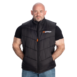 Gasp Puffer Vest (Black) спортивна  чоловіча жилетка  для бодібілдингу. PV-1405 фото