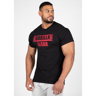 Спортивная мужская футболка Murray T-Shirt (Black) Gorilla Wear F-193 фото