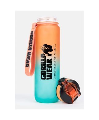 Gorilla Wear Gradient bottle (Green/Orange) спортивная бутылка для воды. SB-1452 фото