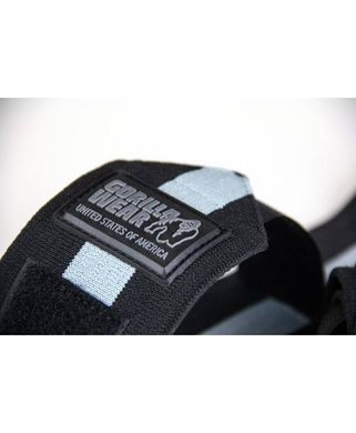 Gorilla Wear Wrist Wraps Ultra (Black/Gray) спортивные кистевьіе бинты для бодибилдинга. BK-1517 фото