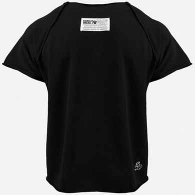 Спортивная мужская футболка Classic Work Out Top (Black) Gorilla Wear TT-444 фото
