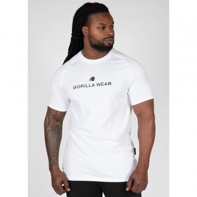 Спортивная мужская футболка Davis T-Shirt (White) Gorilla Wear    F-613 фото