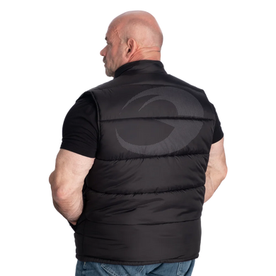 Gasp Puffer Vest (Black) спортивна  чоловіча жилетка  для бодібілдингу. PV-1405 фото