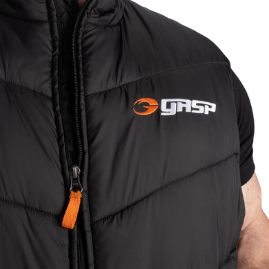 Gasp Puffer Vest (Black) спортивна  чоловіча жилетка  для бодібілдингу. PV-1405 фото