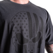 Gasp Skull Division Iron Tee (Dark Grey Melange) спортивна чоловіча футболка для бодібілдингу F-423 фото 5