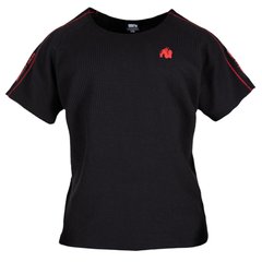 Спортивная мужская футболка Buffalo Workout Top (Black/Red) Gorilla Wear F-1030 фото