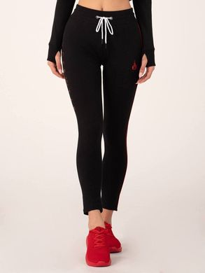 Спортивні жіночі легінси BSX LEGGINGS (Black) Ryderwear BsX-68 фото