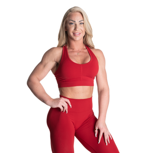 Женский спортивный топ Scrunch Sports Bra (Chili Red) Better Bodies SjT-711 фото