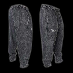 Explosive Fibres Ltd Stone washed Gym Pant (Wash Black) спортивные мужские штаны для бодибилдинга. SwP-1328 фото