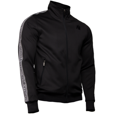 Спортивна чоловіча кофта Wellington Track Jacket (Black) Gorilla Wear MS-764 фото