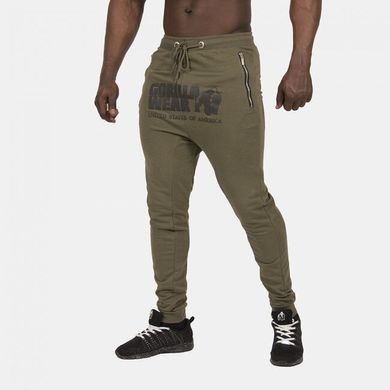 Спортивные мужские штаны Alabama Drop Joggers (Green)  Gorilla Wear  JS-660 фото
