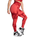 Спортивные женские леггинсы Entice Scrunch Leggings (Red Tie Dye) Better Bodies SjL-1068 фото 2