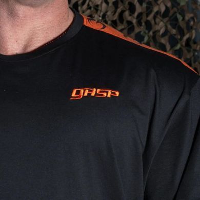 Gasp Track Iron Tee ( Black/Flame ) чоловіча спортивна футболка для бодібілдингу. F-1473 фото