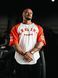 XXXL Explosivefibres "GYM JUNKIE " Old School Varsity Ragtop (Red/White) спортивна чоловіча футболка для бодібілдингу. F-1486 фото 6