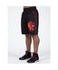 Спортивные мужские шорты Buffalo Old School Shorts (Black/Red) Gorilla Wear   SSh-559 фото 1