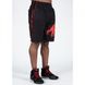 Спортивные мужские шорты Buffalo Old School Shorts (Black/Red) Gorilla Wear   SSh-559 фото 2