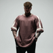 Explosive Fibres "Low key XXXL INC " Waffle Ragtop (Cordovan) спортивна чоловіча футболка для бодібілдингу. F-1545 фото 1