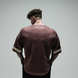 Explosive Fibres "Low key XXXL INC " Waffle Ragtop (Cordovan) спортивна чоловіча футболка для бодібілдингу. F-1545 фото 2