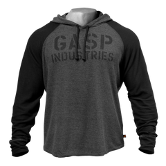 Спортивная мужская худи l/s thermal hoodie (Graphite Melange) Gasp TH-103 фото