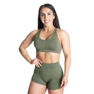 Женский спортивный топ Scrunch Sports Bra (Washed Green) Better Bodies SjT-713 фото