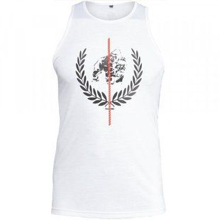 Спортивная мужская майка Rock Hill Tank Top (White) Gorilla Wear  M-817 фото