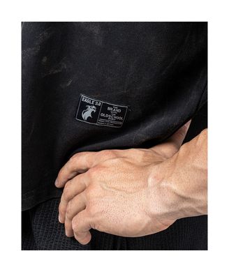 Спортивная мужская футболка RAG TOP " Pumping" (Black) Legal Power F-1050 фото
