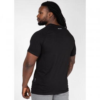 Спортивна чоловіча футболка Davis T-Shirt (Black) Gorilla Wear    F-9 фото