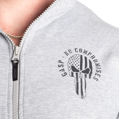 Gasp Inc Classic Hood (Grey) спортивная мужская толстовка для бодибилдинга CIN - 1194 фото