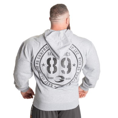 Gasp Inc Classic Hood (Grey) спортивная мужская толстовка для бодибилдинга CIN - 1194 фото