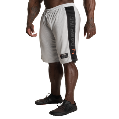 Спортивные мужские шорты No1 Mesh Shorts (White/Black) Gasp MhS-975 фото