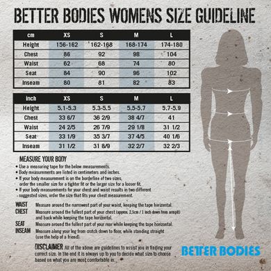 Спортивные женские леггинсы High Waist Leggings (Dark grey) Better Bodies SjL-1076 фото