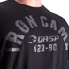 Спортивна чоловіча футболка Throwback iron tee (Black) Gasp F-488 фото 4