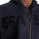 Gasp Heavy Classic Hoodie (Washed Navy) спортивна худі для бодібілдингу. HCH-1421 фото 5